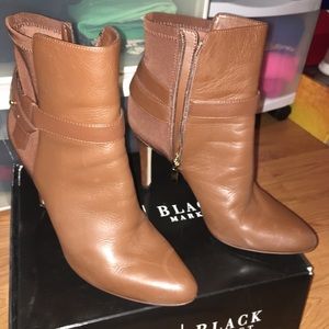 Brown WHBM booties.